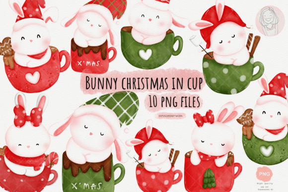 Bunny Christmas & New Year Illustrations Review