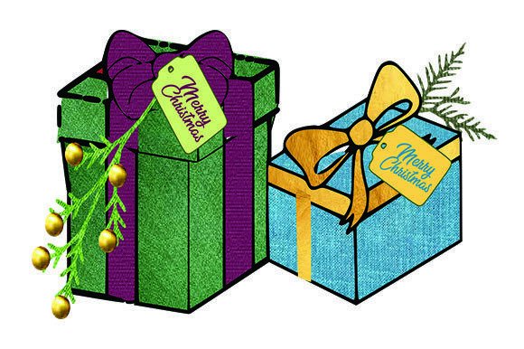 Christmas Gift 1: Festive Illustrations for Branding