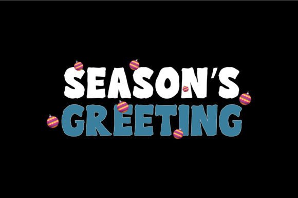 Christmas Typography Celebration Vector Illustrations Review