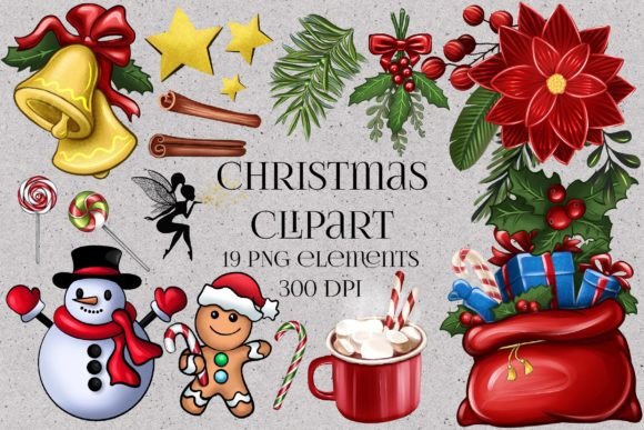 Merry Christmas Clipart Review: Winter Designs for Embroidery