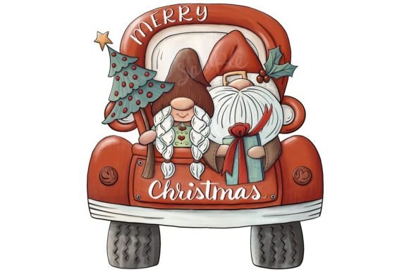 Review: Christmas Gnome Couple in Old Truck