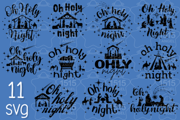 Review: Christmas Nativity Oh Holy Night SVG for Holiday Embroidery