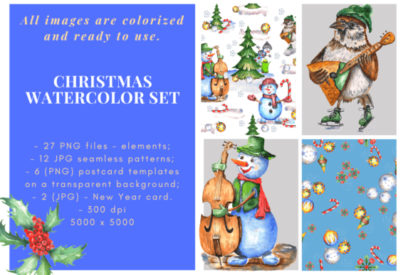 Reviewing Christmas Winter Collection Illustrations
