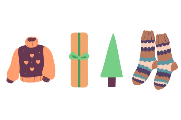 Set Christmas Illustrations Review
