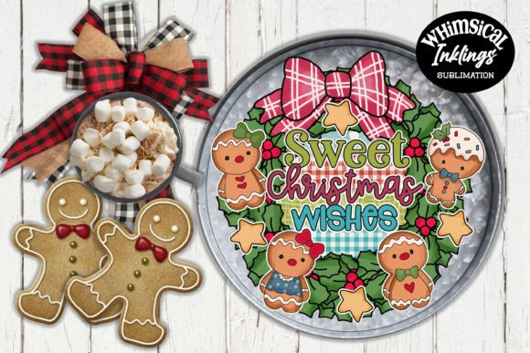 Sweet Christmas Wishes-Gingerbread Illustrations Review